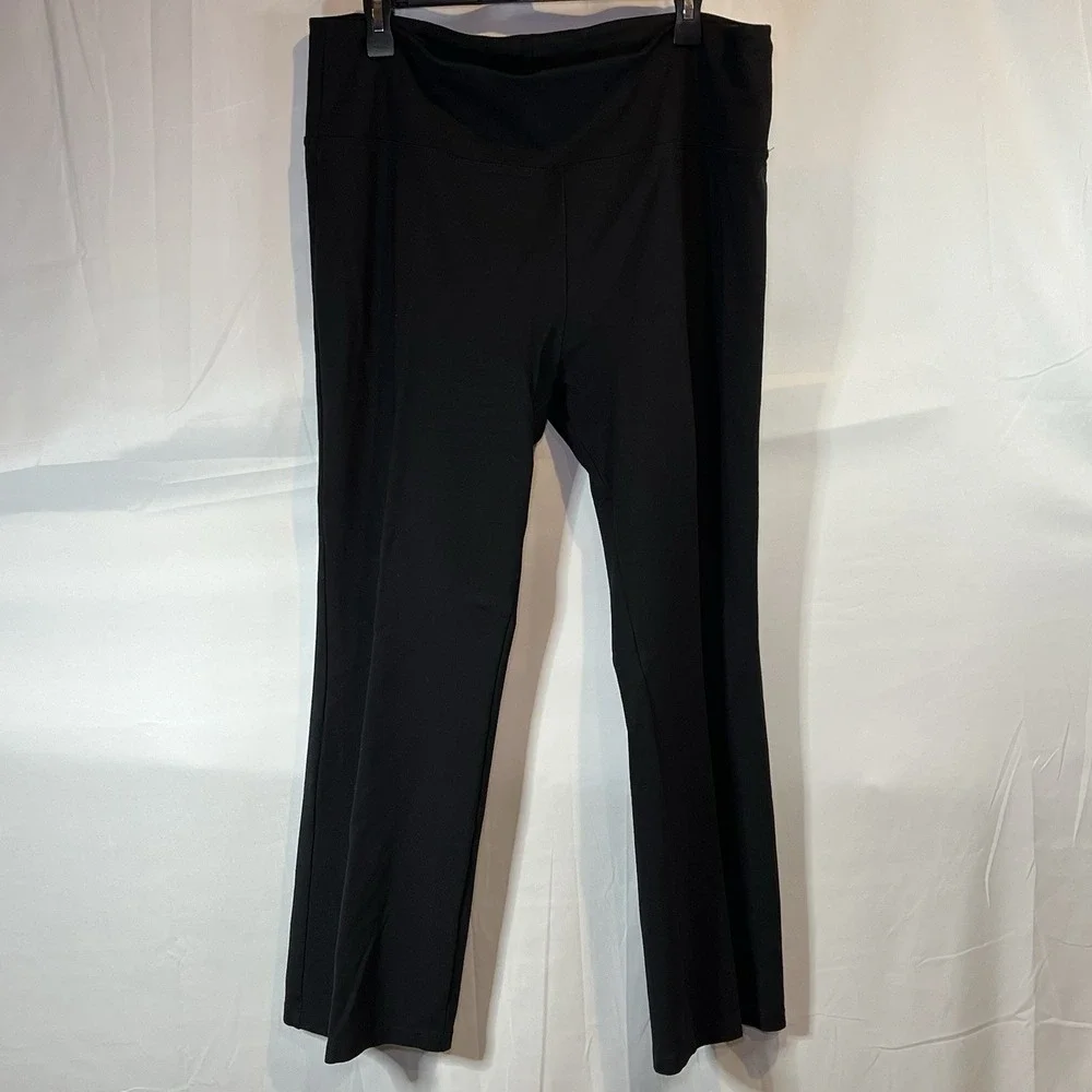 Liz Claiborne Lori Bootcut Legging Secretly Slimming Charcoal Heather XXL‎ 2XL